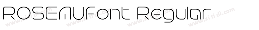 ROSEAUfont Regular字体转换 ROSEAUfont Regular字体转换